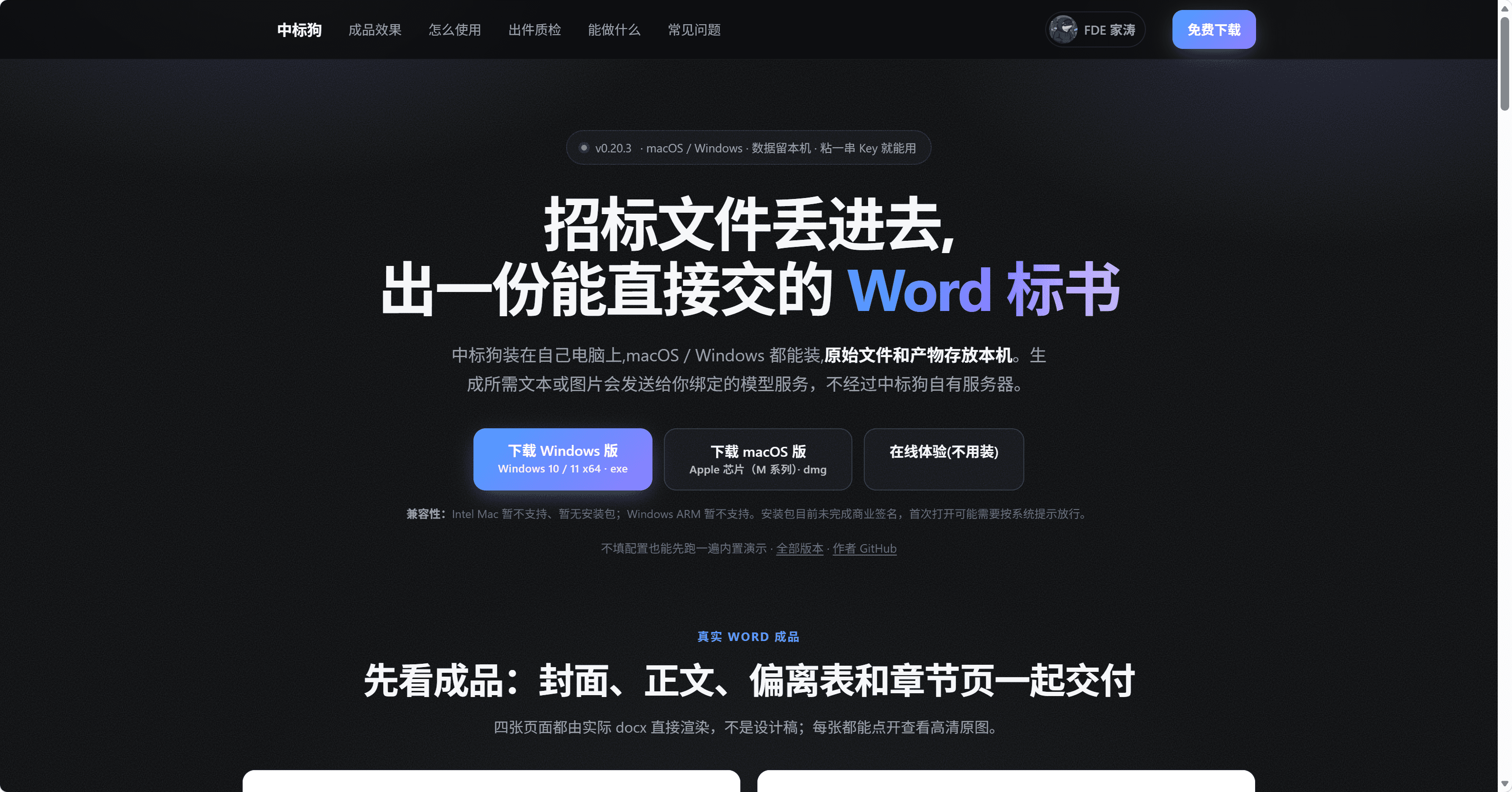 标书智能生成助手